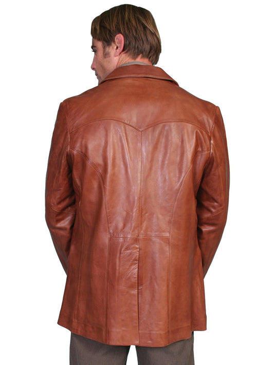 Scully ANTIQUE BROWN WESTERN BLAZER SINGLE PT - Flyclothing LLC