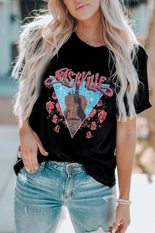 NASHVILLE Graphic T-Shirt - Flyclothing LLC