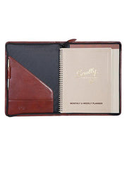 Scully MAHOGANY WIREBOUND ZIP LETTER PAD - Flyclothing LLC