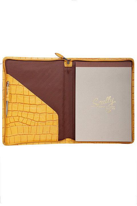 Scully YELLOW ZIP LETTER SIZE PAD - Flyclothing LLC