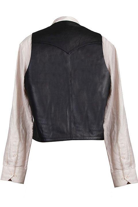 Scully BLACK WESTERN VEST/SINGLE POINT - Flyclothing LLC