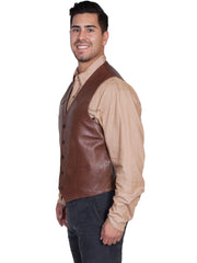 Scully CHOCOLATE WESTERN VEST/SINGLE POINT - Flyclothing LLC