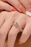 Bold Beauty 1 Carat Moissanite Heart-Shaped Ring - Flyclothing LLC