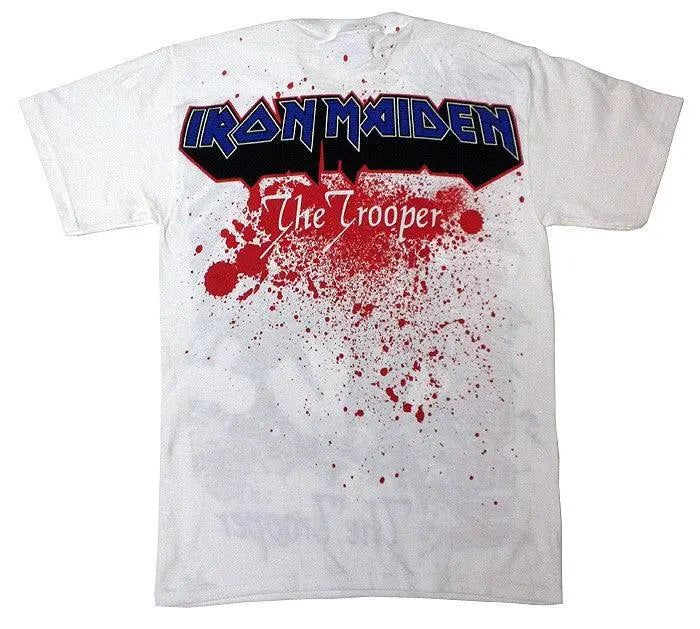Cotton Jersey T-shirt - Light beige/Iron Maiden - Men