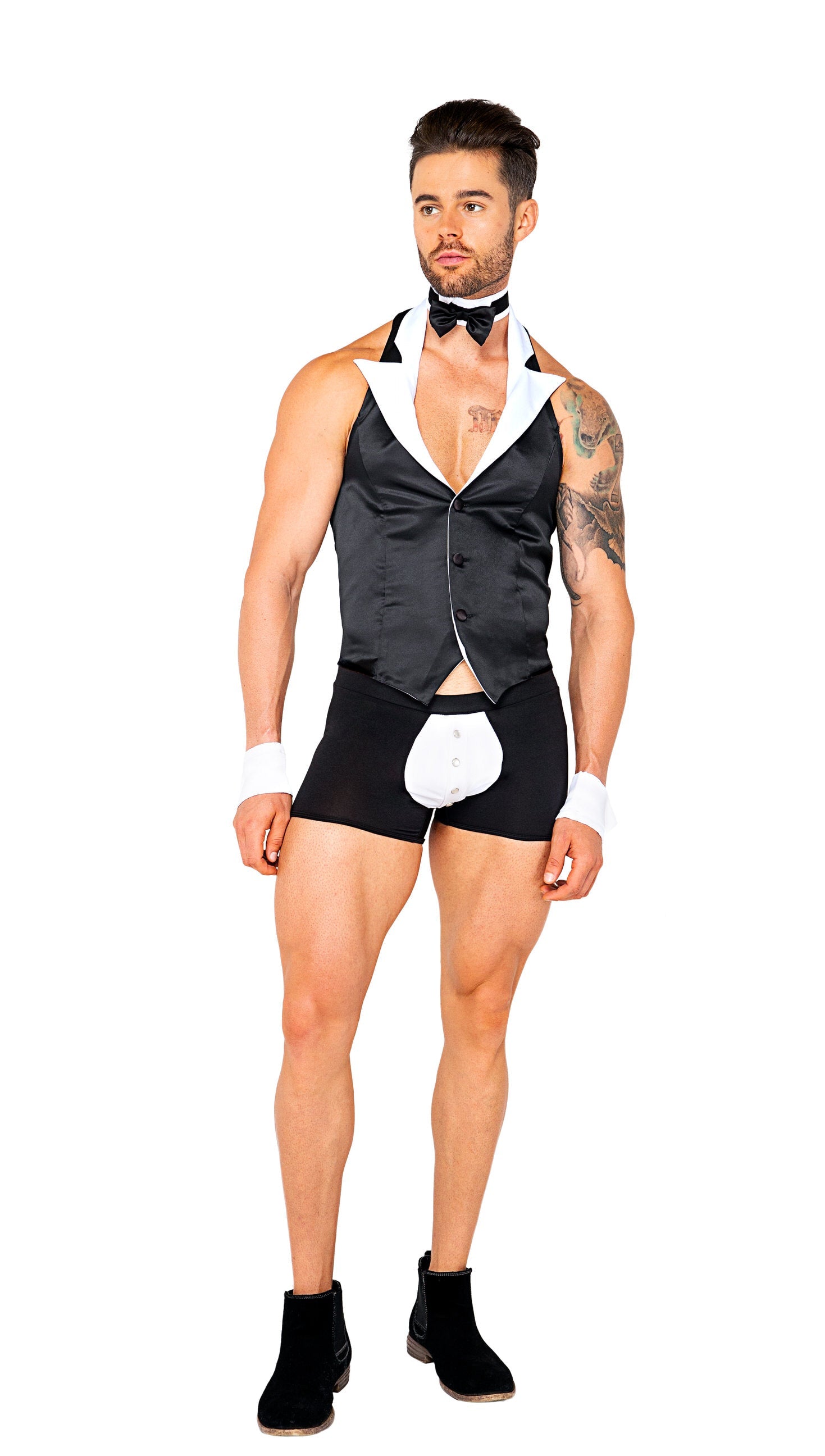 Roma Costume 4pc Butler Beefcake - Flyclothing LLC