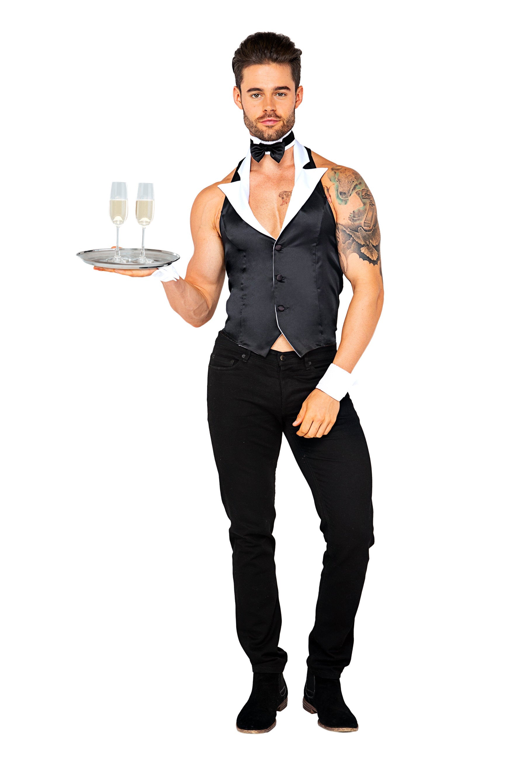 Roma Costume 4pc Butler Beefcake