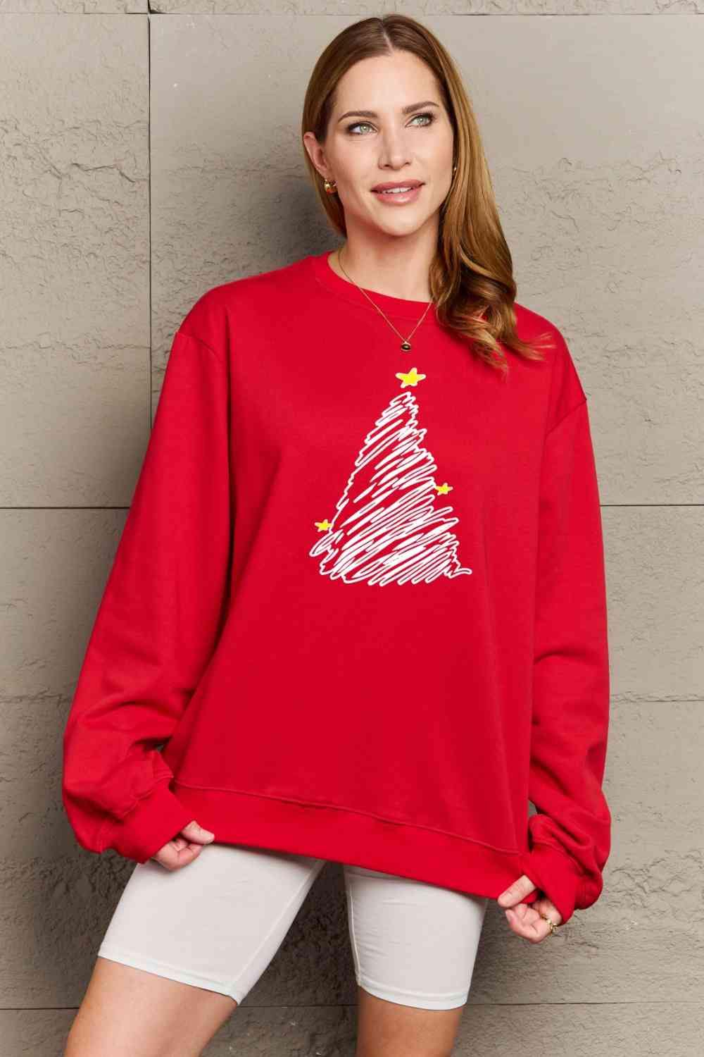 Simply Love Full Size Graphic Sweatshirt - Flyclothing LLC