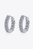 1.8 Carat Moissanite Hoop Earrings - Flyclothing LLC