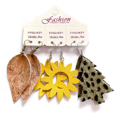 PU Earrings Set - Flyclothing LLC