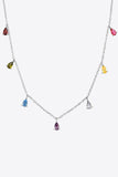 925 Sterling Silver Zircon Necklace - Flyclothing LLC