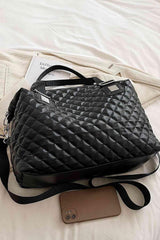 PU Leather Handbag - Trendsi