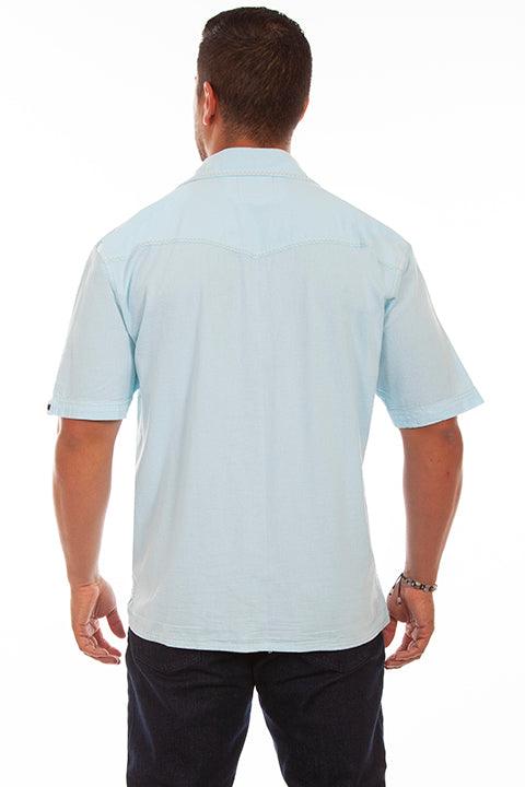 Scully AQUA SKY PALM EMBROIDERY - Flyclothing LLC