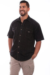 Scully BLACK BEACHWOOD SHIRT - Flyclothing LLC