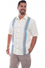 Scully IVORY DISTRESSED DAYTONA DOUBLE STRIPE - Flyclothing LLC