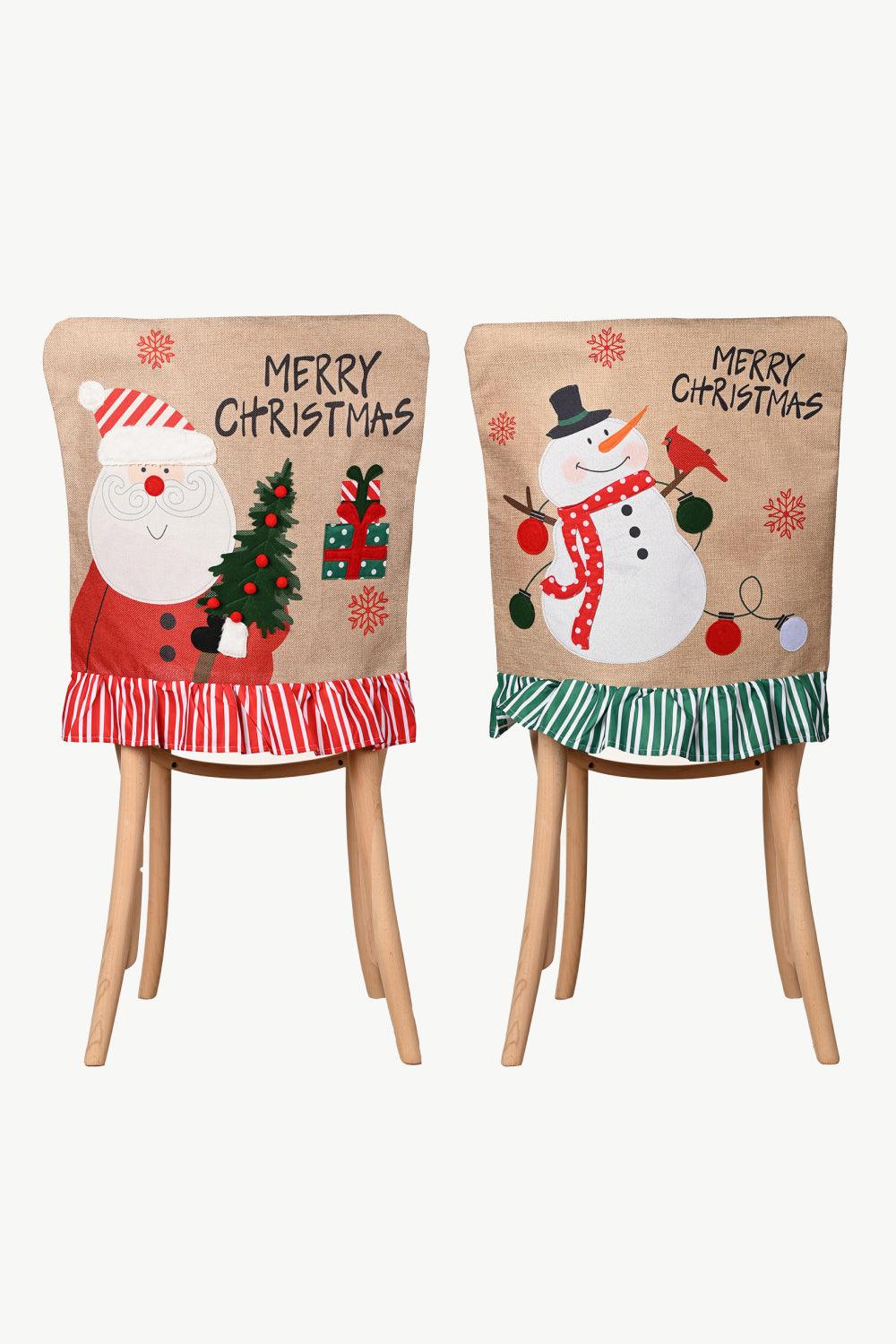 Christmas Snowman Chair Covers - Flyclothing LLC