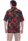 Scully SUNSET MEN'S S/S BOLD FLORAL BATIK SHIRT - Flyclothing LLC