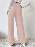 Ribbed High Waist Pants - Flyclothing LLC