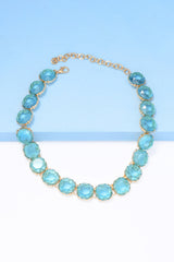 Zinc Alloy Resin Necklace - Flyclothing LLC