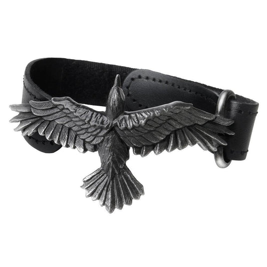 Alchemy Gothic Black Consort Wriststrap - Alchemy Gothic