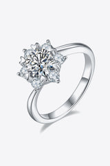 1 Carat Moissanite Zircon Ring - Flyclothing LLC