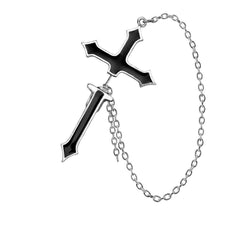 Alchemy Metal-Wear Impalare Cross Earring - Alchemy Gothic