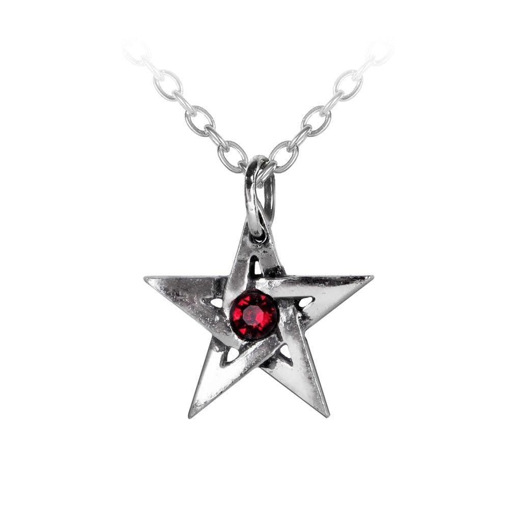 Alchemy Gothic Crystal Pentagram Pendant - Alchemy Gothic