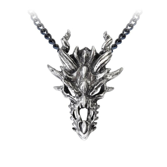 Alchemy Metal-Wear Dragon Skull Pendant - Alchemy Gothic