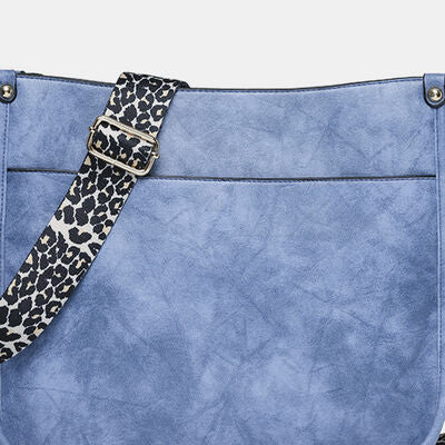 PU Leather Leopard Shoulder Bag - Flyclothing LLC