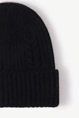 Cable-Knit Cuff Beanie - Trendsi