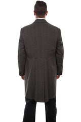 Scully BLACK TONAL STRIPE FROCK COAT - Flyclothing LLC