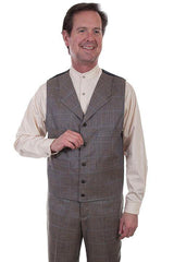 Scully MULTI PLAID 4 POCKET VEST - Flyclothing LLC