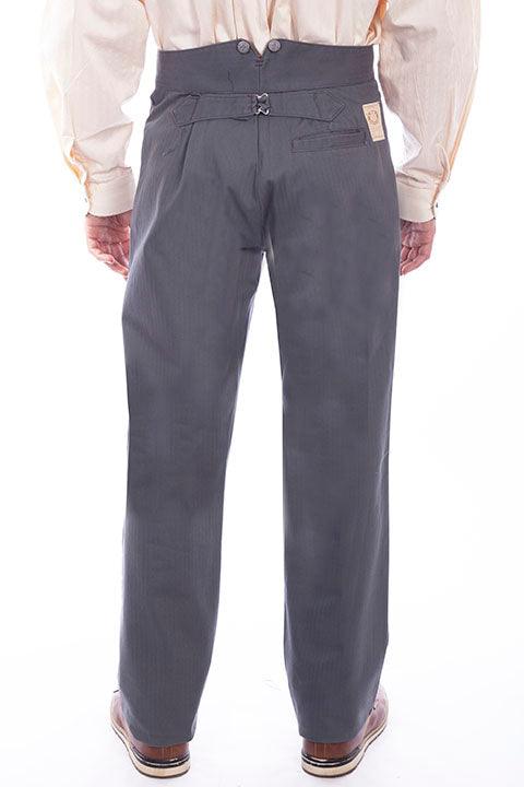 Scully CHARCOAL HERRINGBONE VIGILANTE PANT - Flyclothing LLC