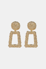 Geometrical Shape Zinc Alloy Dangle Earrings - Trendsi