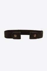 PU Elastic Snap Closure Belt - Flyclothing LLC