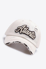 ATLANTIC Graphic Distressed Baseball Cap - Flyclothing LLC