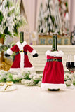 2-Pack Christmas Dress Wine Bottle Covers - Flyclothing LLC