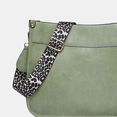 PU Leather Leopard Shoulder Bag - Flyclothing LLC