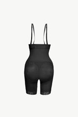 Full Size Hook-and-Eye Lace Trim Shaping Bodysuit - Flyclothing LLC