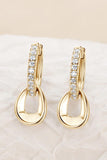 925 Sterling Silver Moissanite Double Hoop Earrings - Flyclothing LLC