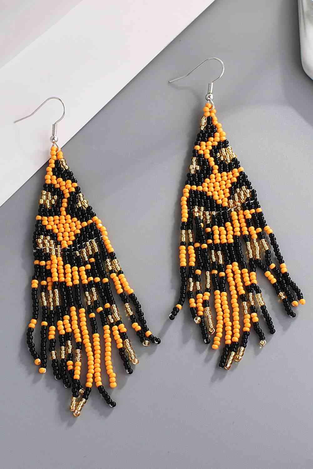 Beaded Dangle Earrings - Trendsi