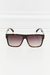 Tortoiseshell Square Full Rim Sunglasses - Flyclothing LLC