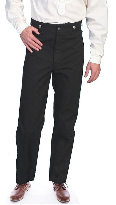 Scully BLACK CANVAS PANT - Flyclothing LLC