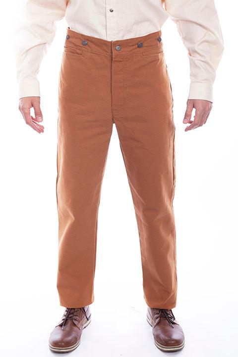 Scully BROWN CANVAS PANT - Flyclothing LLC