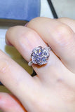 2 Carat Moissanite 925 Sterling Silver Ring - Flyclothing LLC