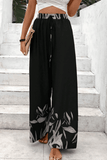 Drawstring High Waist Relax Fit Long Pants - Trendsi