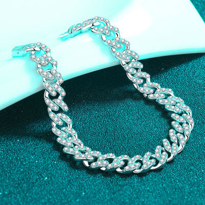 4.63 Carat Moissanite 925 Sterling Silver Bracelet - Flyclothing LLC