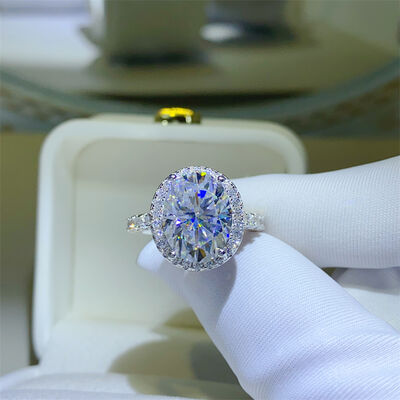 5 Carat Moissanite 925 Sterling Silver Ring - Flyclothing LLC