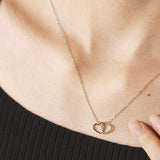 Heart Shape Spring Ring Closure Necklace - Flyclothing LLC