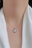 Opal Heart Pendant Necklace - Flyclothing LLC