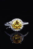 2 Carat Moissanite Round Ring - Flyclothing LLC